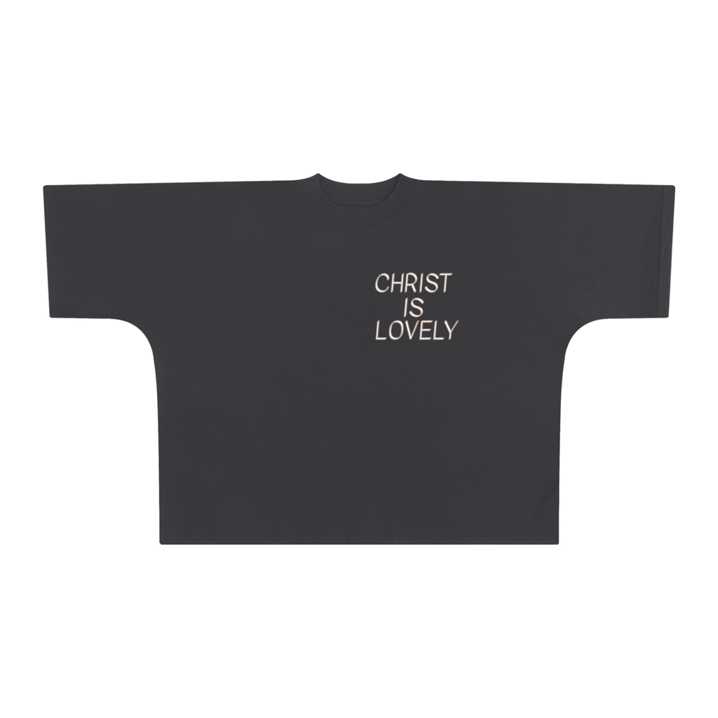 Gray Boxy Over-Sized Seamless Sleeve Tee