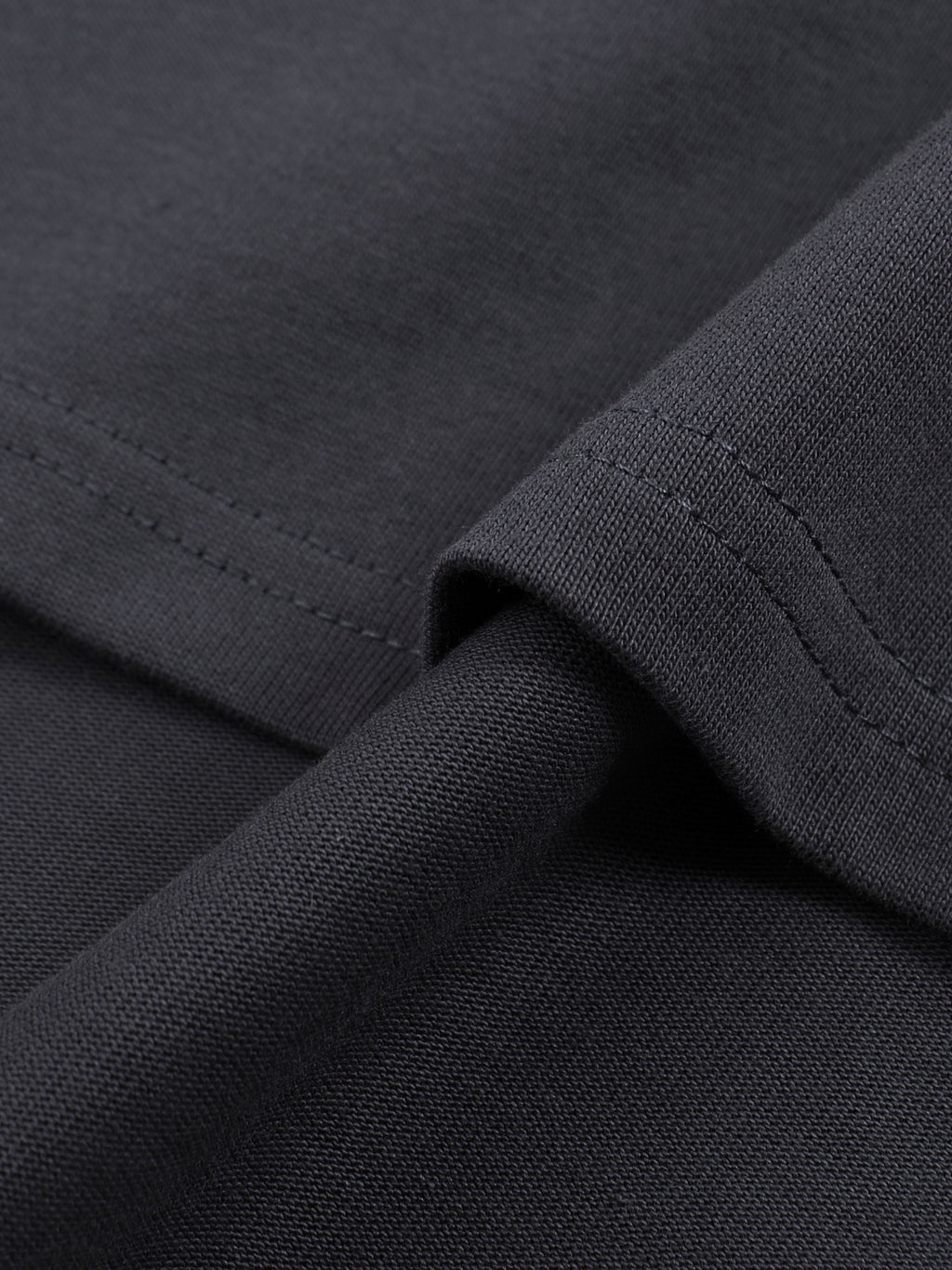Black Over-Sized Seamless Sleeve Tee