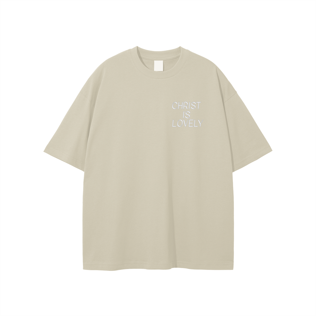 Tan Christ Is Lovely Tee