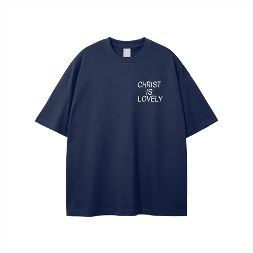 Blue Christ Is Lovely Tee