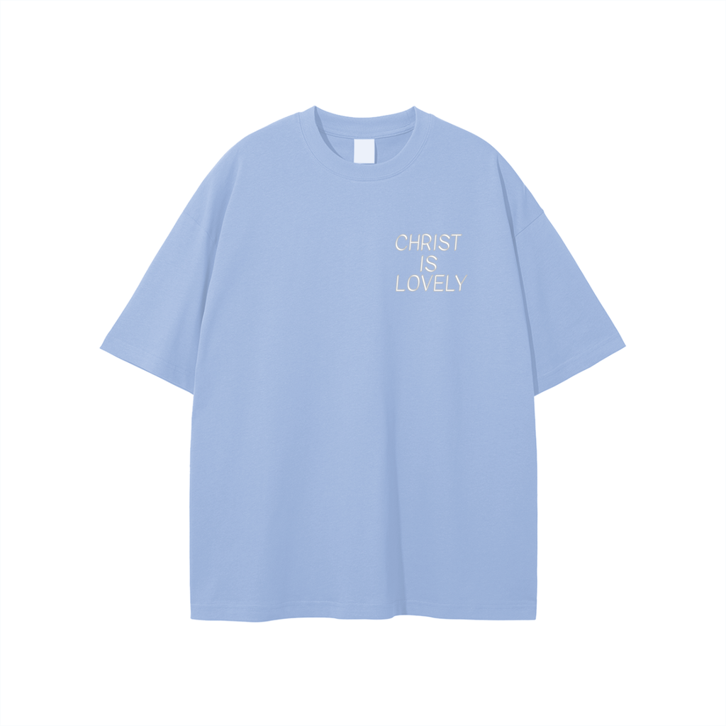 Baby Blue Christ Is Lovely Tee