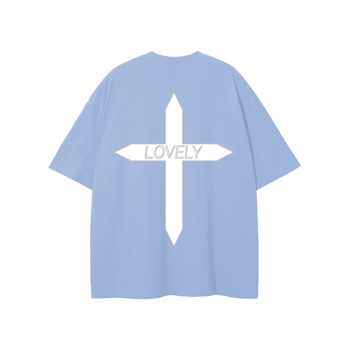 Baby Blue Christ Is Lovely Tee