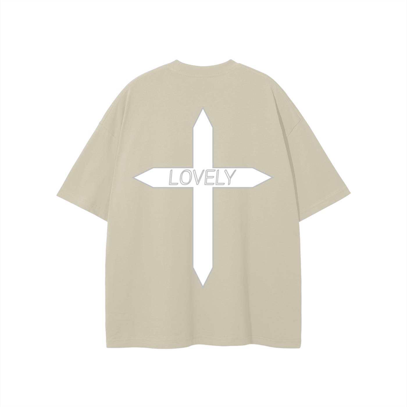 Tan Christ Is Lovely Tee